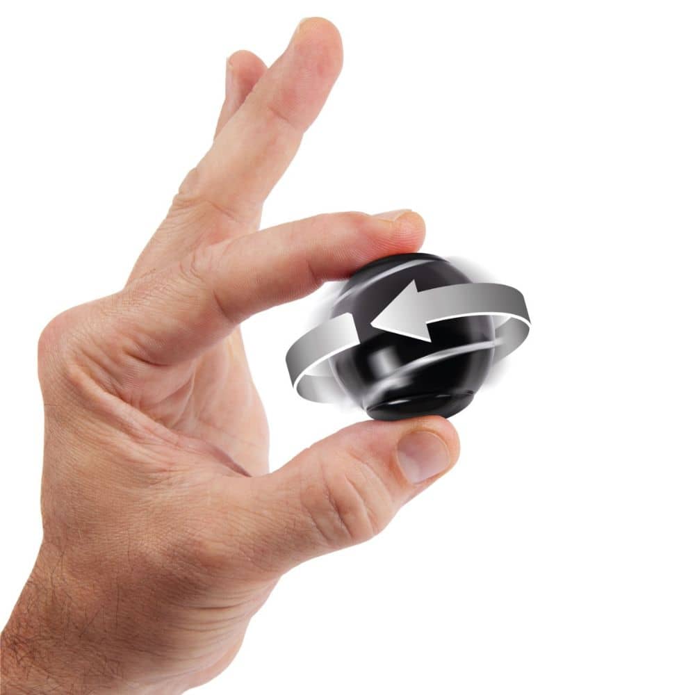 Hračka na procvičení obratnosti – Spin Ball Spinner – černá