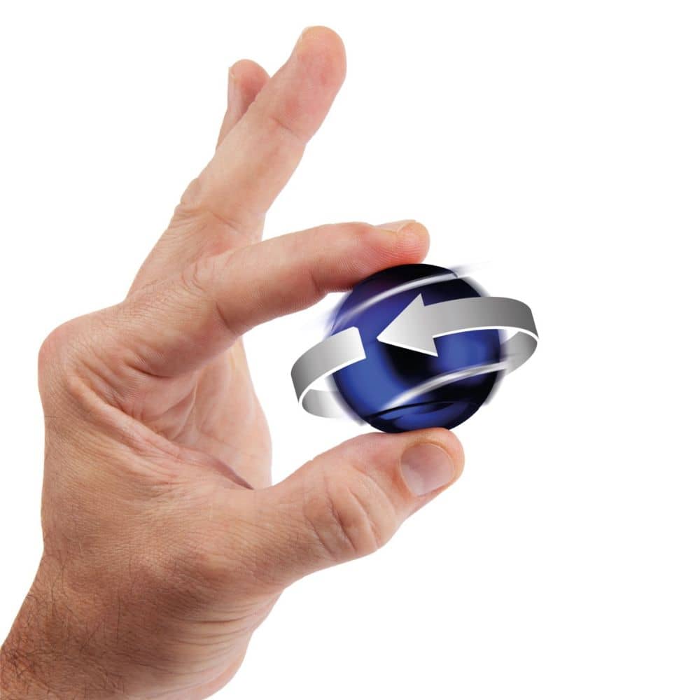 Hračka na procvičení obratnosti – Spin Ball Spinner – modrá