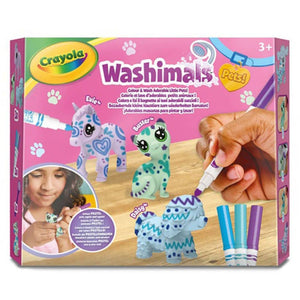 Sada figurek k malování a mytí – Washimals, Pastelová zvířátka (3 figurky)