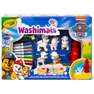 Sada figurek k malování a mytí – Washimals, Tlapková patrola (5 figurek)