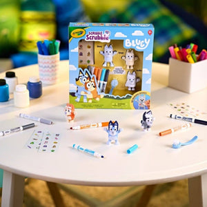 Sada figurek k malování a mytí – Washimals, Bluey (4 figurky)