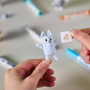 Sada figurek k malování a mytí – Washimals, Bluey (4 figurky)