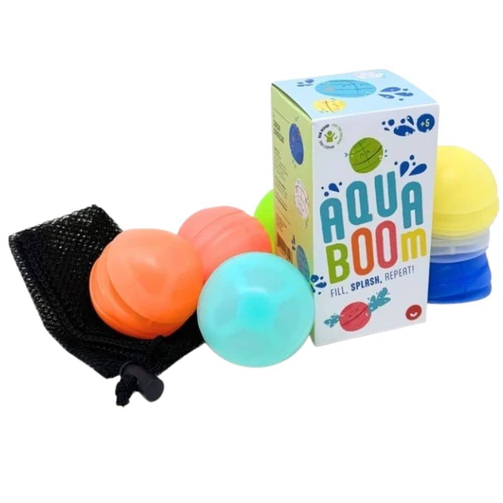 Opakovaně použitelné silikonové vodní bomby - Aqua-boom 7 ks