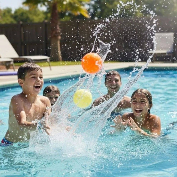 Opakovaně použitelné silikonové vodní bomby - Aqua-boom 7 ks