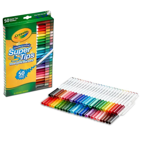 Omyvatelné fixy – Super Tips (50 ks)