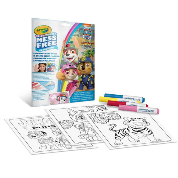 Magické omalovánky se 4 fixami bez skvrn – Wonder Mess Free, Tlapková patrola