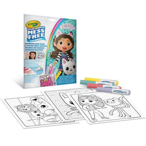 Kouzelná omalovánka se 4 fixami Bez šmouh – Color Wonder bez nepořádku, Gabby's Dollhouse