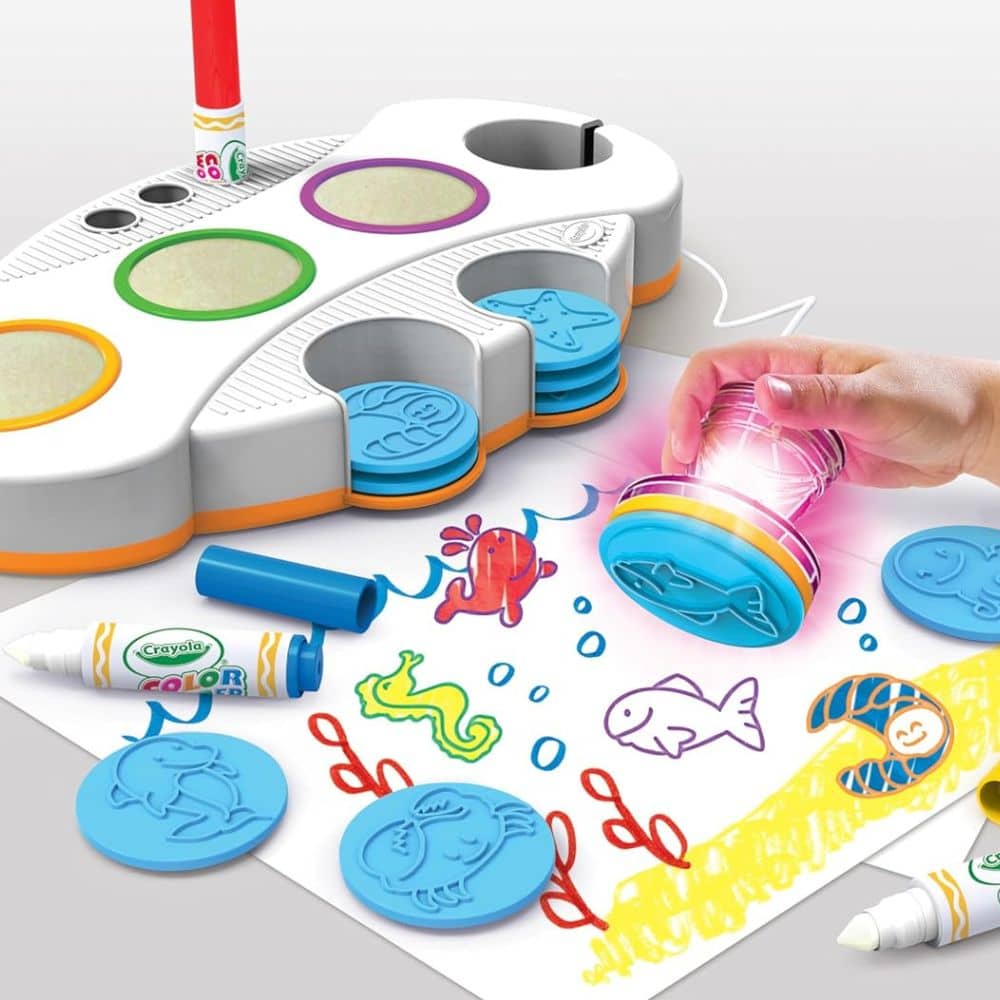 Kouzelná sada razítek se světlem – Color Wonder bez nepořádku