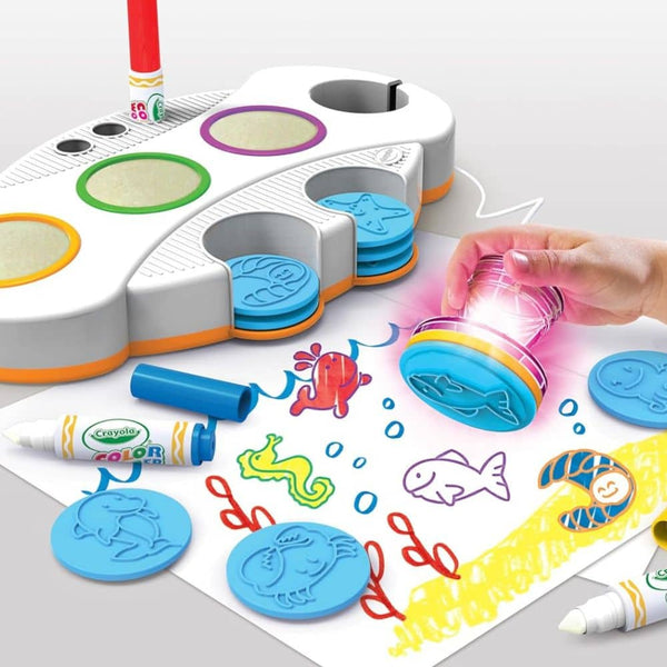Kouzelná sada razítek se světlem – Color Wonder bez nepořádku