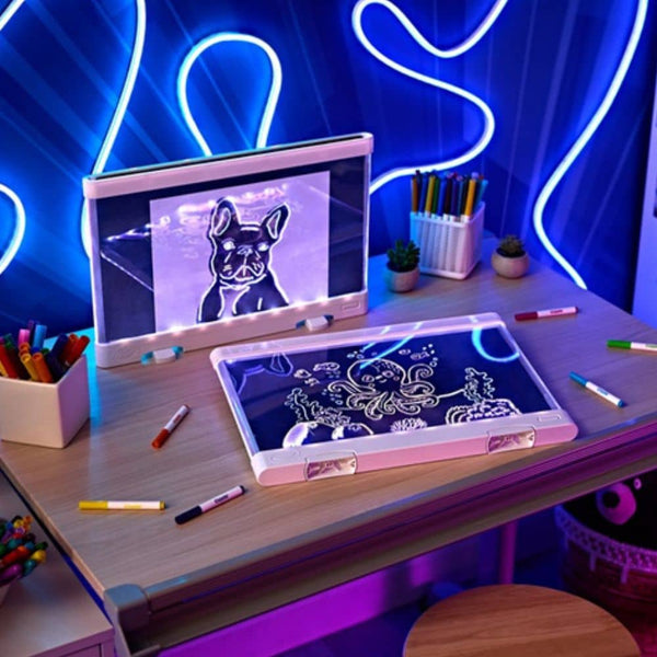 LED světelná tabule s 6 popisovači