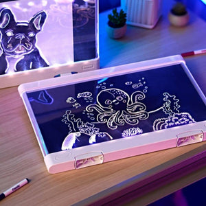 LED světelná tabule s 6 popisovači