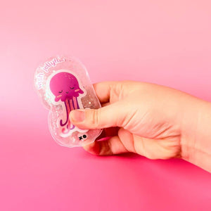 Sensorická hračka - přání medúzy růžová (10 cm)