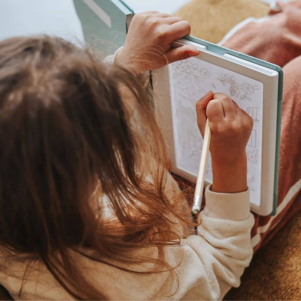 Podsvícený tablet na kreslení tužkou – 30 šablon – Jídlo