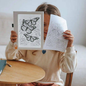 Svítící tablet na kreslení tužkou - 30 šablon - zvířata
