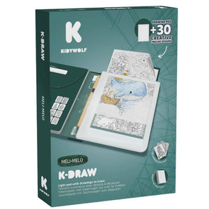 Podsvícený tablet na kreslení tužkou – 30 šablon – Meli-Melo