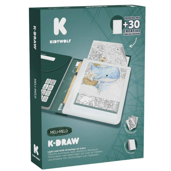 Podsvícený tablet na kreslení tužkou – 30 šablon – Meli-Melo