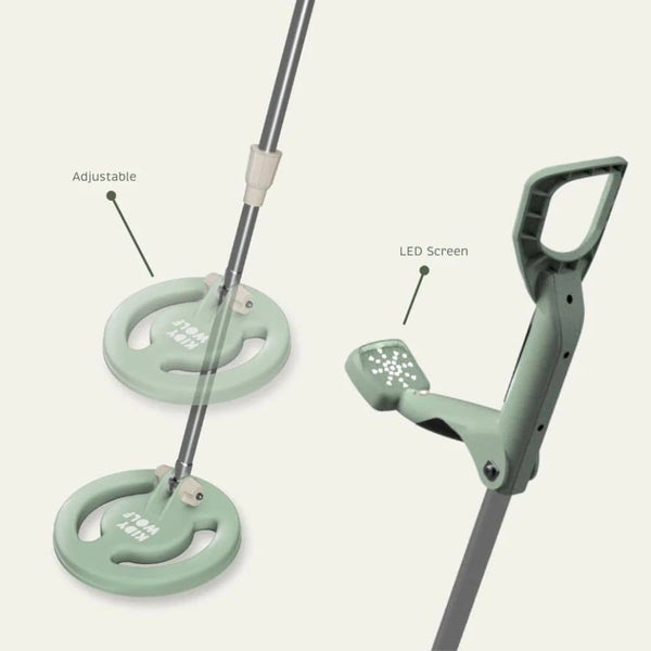 Detektor kovů s dosahem až 15 cm, LED indikátory a akustickými signály