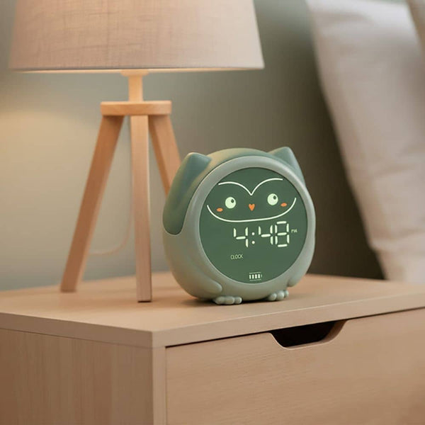 Trenér spánku s funkcí budíku – sova Owlie