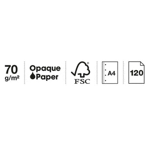 Spirálový blok, A4, jednotlivé listy – Kouzelný jednorožec, 120 stran