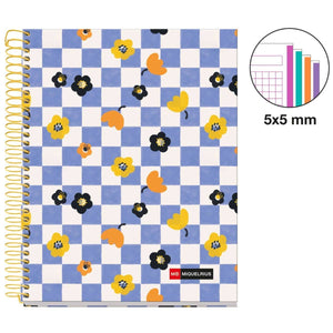Zápisník, čtverečkovaný sešit, kroužková vazba, A5 – Square It, 120 stran