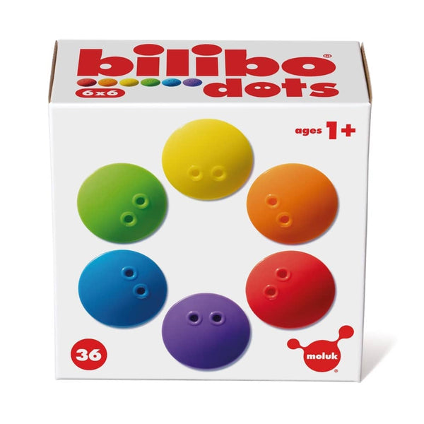Bilibo Dots - Barevné hrací kameny pro kreativní hraní - 36 kusů