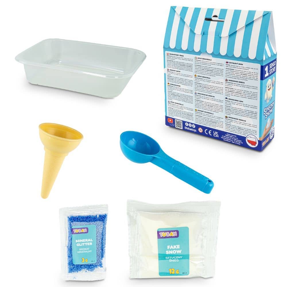 Smyslový set – Sněhové a ledové dezerty – Vnímej sníh
