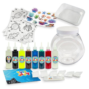 Tubi Jelly-Set 8 barev + velké akvárium – Oceán