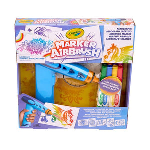 Elektrická airbrush pro děti s omyvatelnými fixami – sada Colour Me