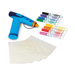 Elektrická airbrush pro děti s omyvatelnými fixami – sada Colour Me