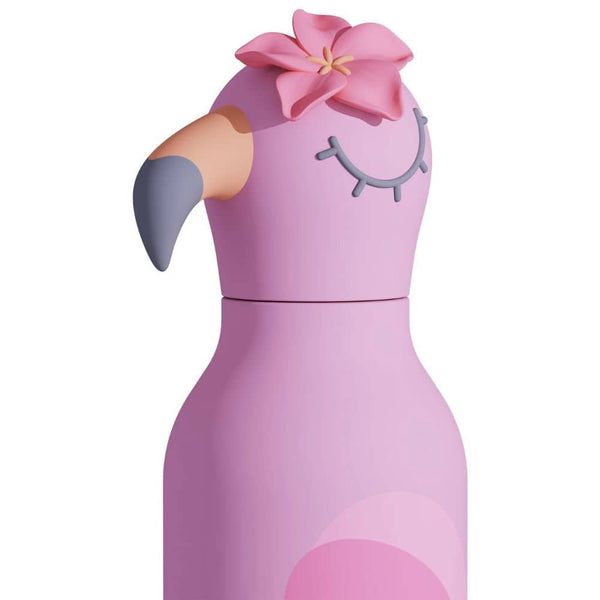 Termoska s brčkem Bestie – Flamingo (460 ml)
