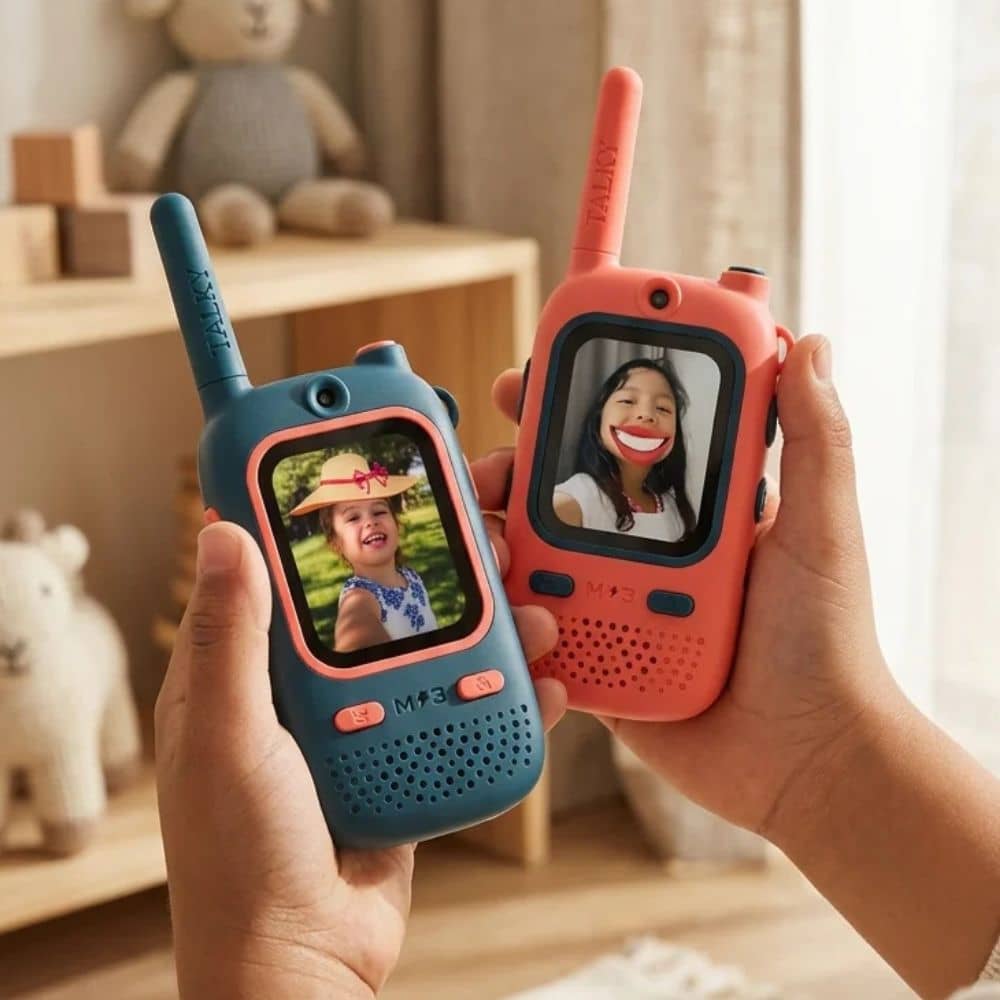 Vysílačka s videofunkcí a hlasovými efekty pro děti