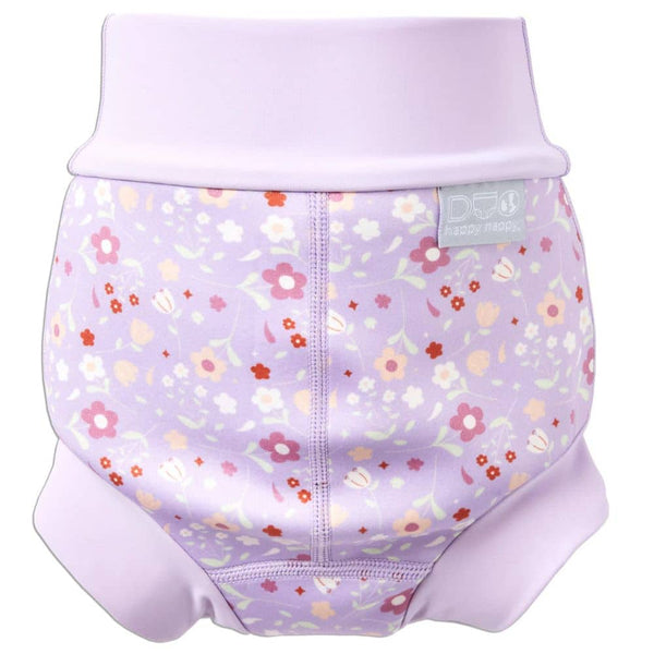 Kojenecké plavky – Happy Nappy Duo, Lilac Spring (L, 6-12 měsíců)