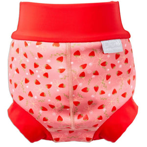 Plenkové plavky Happy Nappy DUO pro 2–3leté – Strawberry Field (XXL)