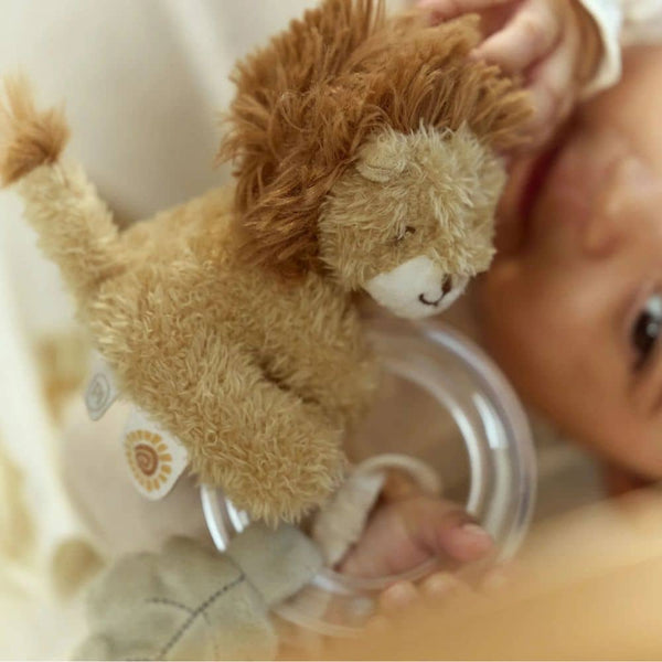 Chrastítko pro miminka - Safari Friends Lev (22,5 cm)