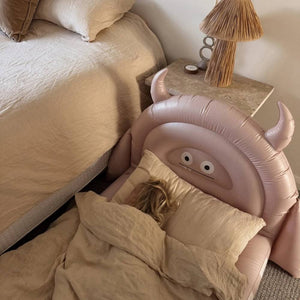 Nafukovací dětská postel – Monster Pink