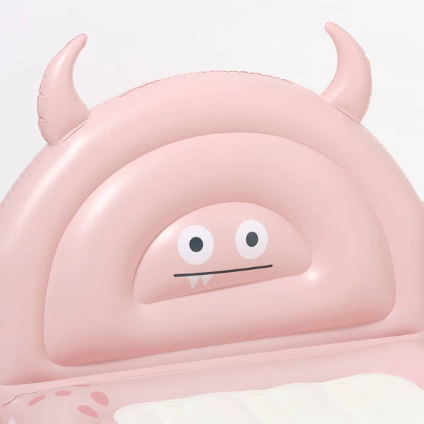 Nafukovací dětská postel – Monster Pink