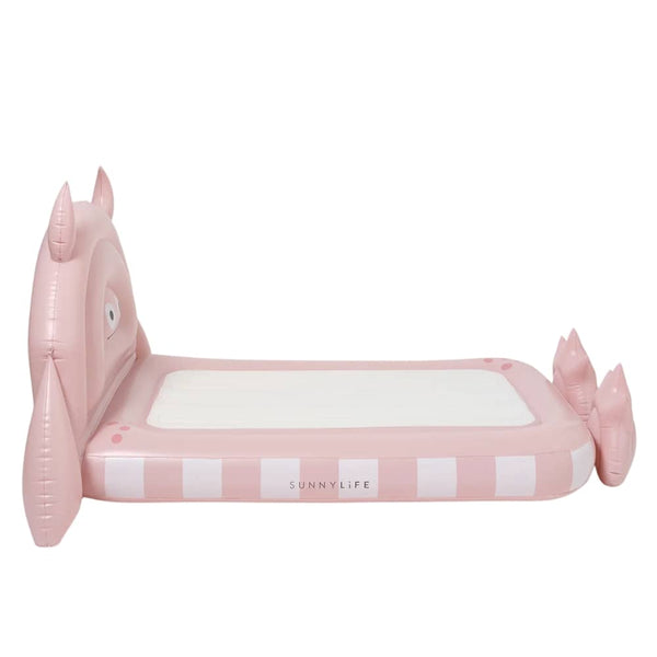 Nafukovací dětská postel – Monster Pink