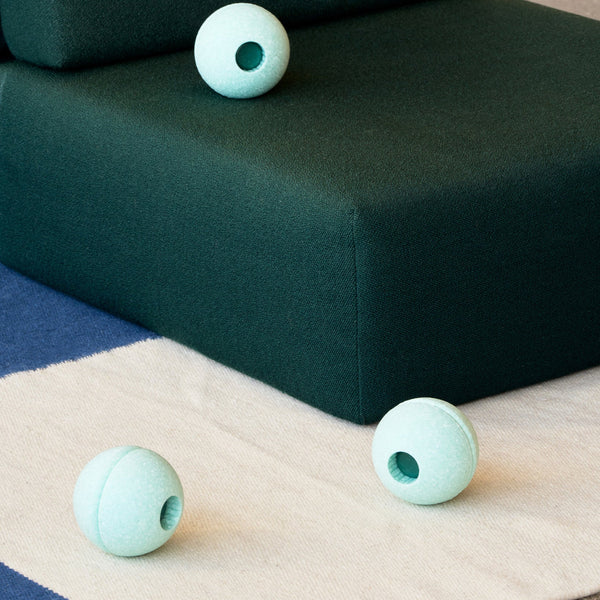 Sada pěnových míčků - ocean mint/forest green (3 kusy)