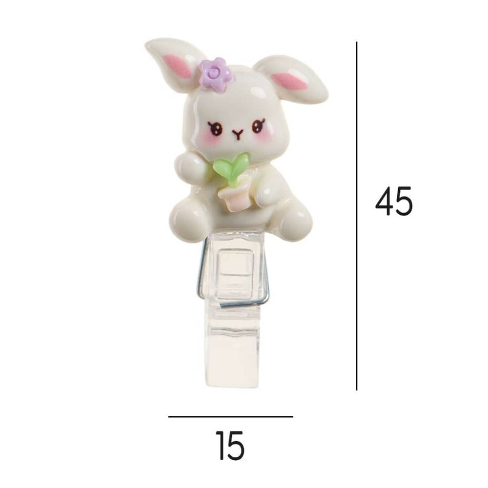 5dílná sada mini sponek – zajíčci
