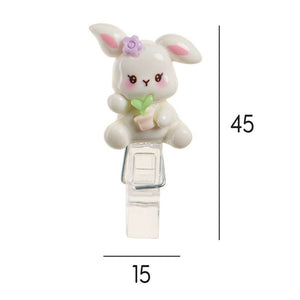 5dílná sada mini sponek – zajíčci