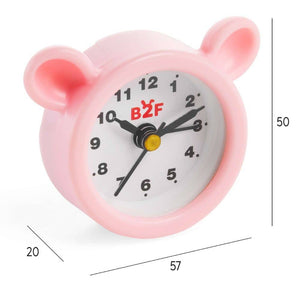 Budík – Růžový medvídek
