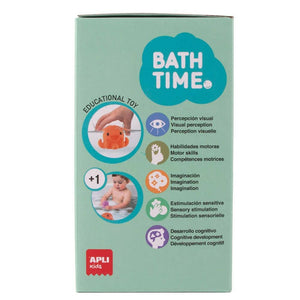 Smyslové hračky do koupele - Bath Time, 6 kusů