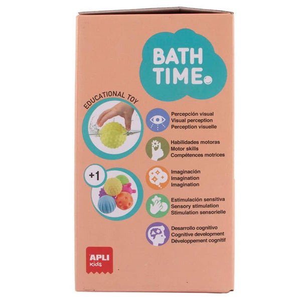 Míčky do koupele Smysly - Bath Time, 6 kusů