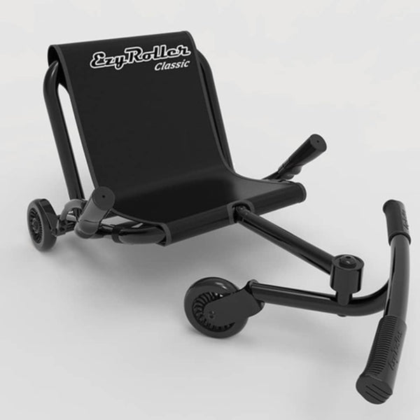 Dětské vozítko a motokára na nožní pohon - Classic Metal Black (3-12 let)