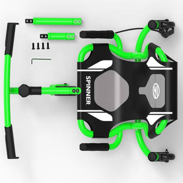 360° Action motokára a dětské vozítko - Spinner X Green (4-12 let)