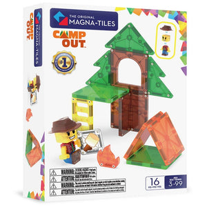 Magnetické stavebnice – Camp Out, 16 dílů