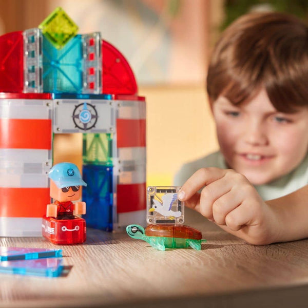 Magnetické stavebnice – Lighthouse Rescue, 26 dílů
