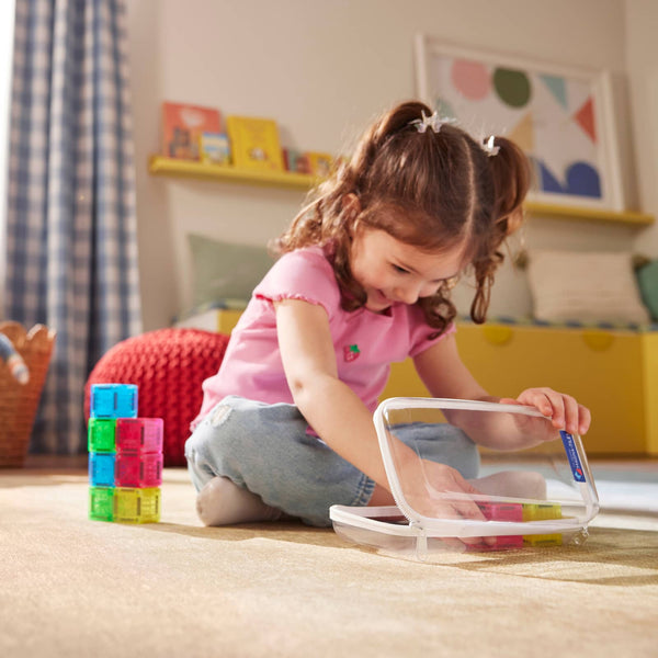 Magnetické kostky – microMAGS Cubes, 9 kusů