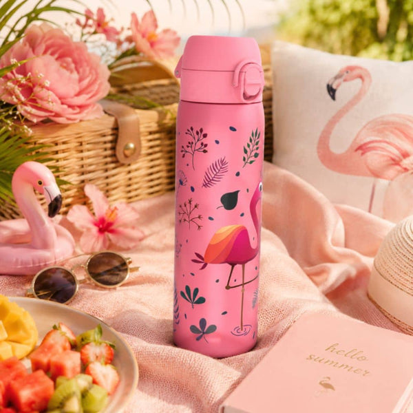 Dětská láhev na pití 500 ml ION8 - Plameňák
