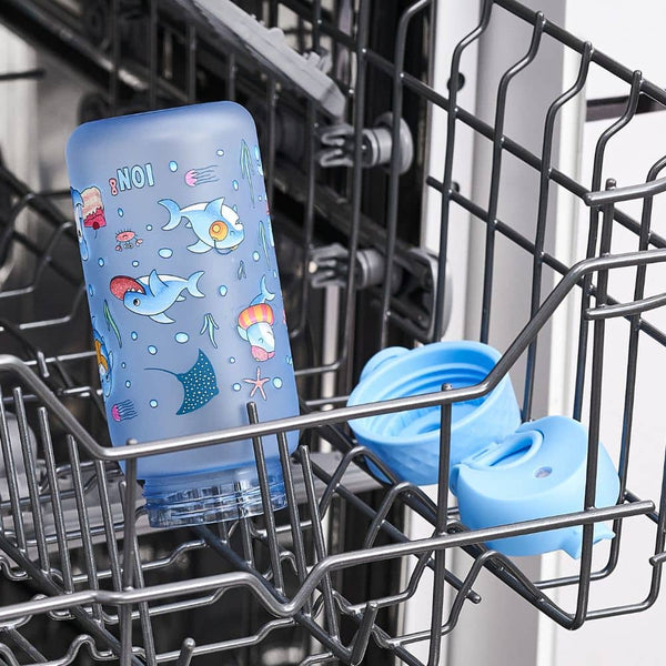 Dětská láhev na pití 350 ml ION8 - Žraloci